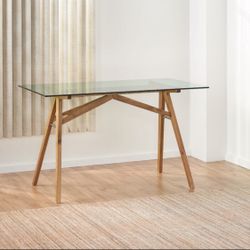 Wayfair Mid Century Glasstop Table