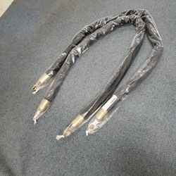 5ft Velvet Stanchion Rope W Gold Mirror Polish Hooks