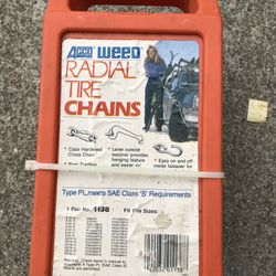Used Radial Tire Chains Size 1138
