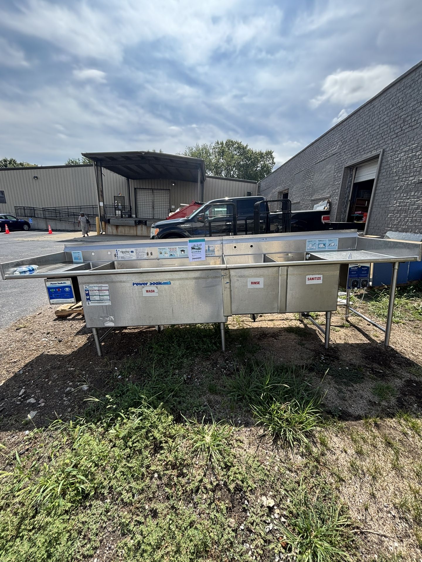 Commercial Power Soak Sink