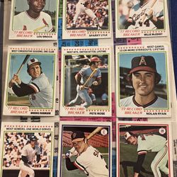 9 Topps Baseball Cards Stars Collection 