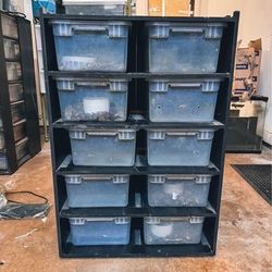 10 Tub Herpstatic Reptile Rack w/ Heat & Thermostat