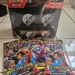 Mega Evolutions 39 Packs, Factory Sealed