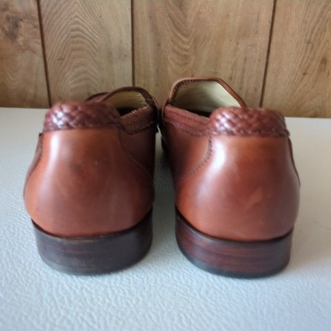 Allen Edmonds Maxfield Tassel Loafers Mens Size 10.5 D Brown display picture 1
