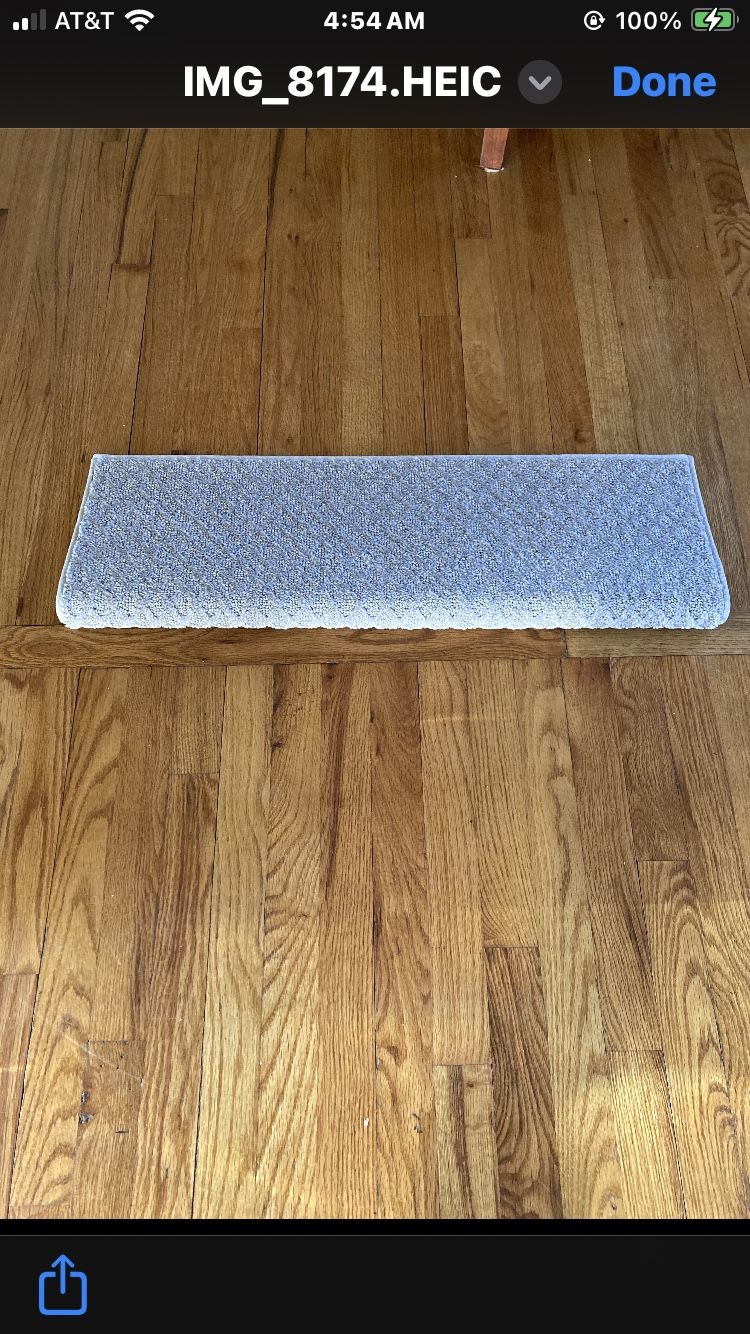 Bullnose Carpet Stair Pads