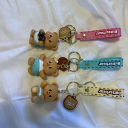 Butterbear Keychains 