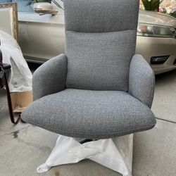 Brand New Mid Century Style Swivel Lounge Chair, Retails For Over $500