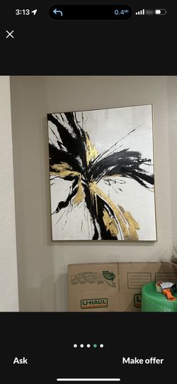 Black And Gold Canvas