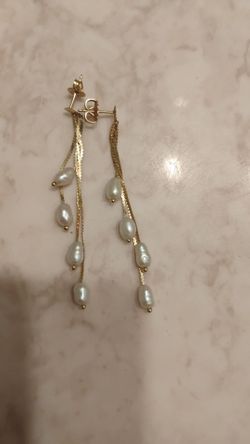 14K Pearl Earrings
