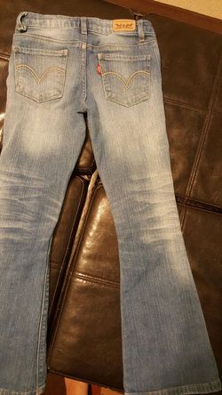 Levis jeans size 7years girls