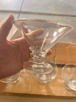 Stemless Martini Glasses Set of Set 10