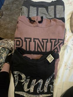Womens small / medium pink tops selling together see all pics