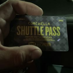 Coachella shuttle pass 2026