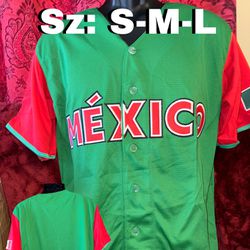 Baseball México 🇲🇽 Jersey Sz:S-M-L $45