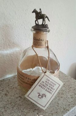 The original single barrel bourbon whiskey bottle