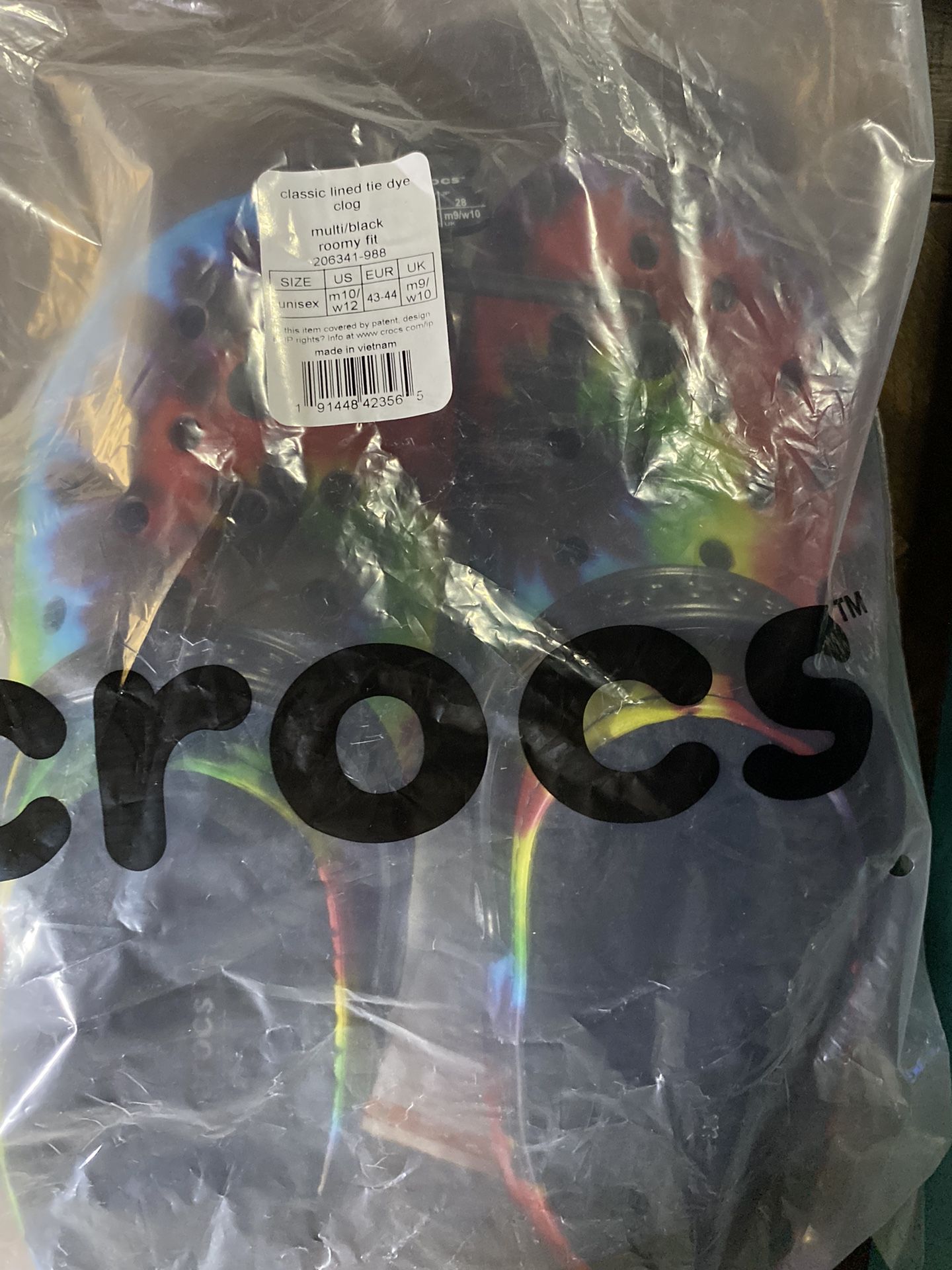 Lined Tie Dye Customized Crocs for Sale in Gastonia, NC - OfferUp