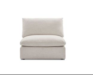 Casterly Sofa Armless Chair - Beach Linen 