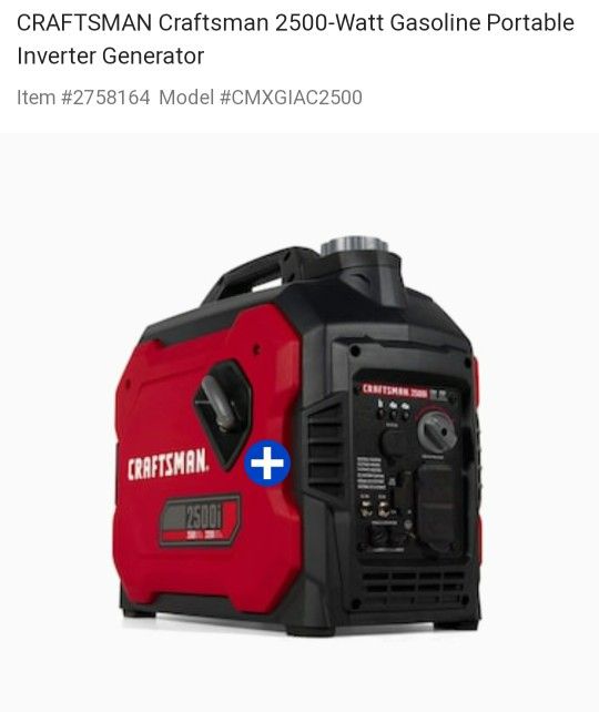 Inverter generator - $650