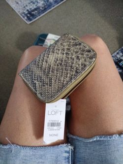 Anne Taylor Wallet Snakeskin Brand New
