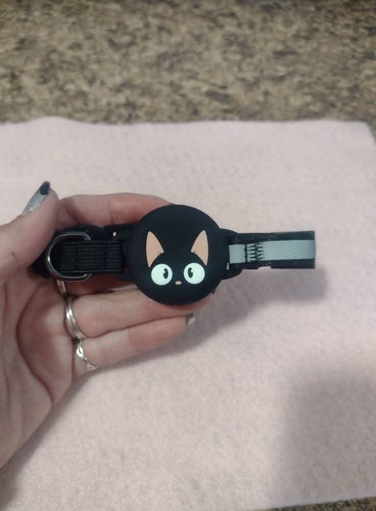 cat reflective air tag collar