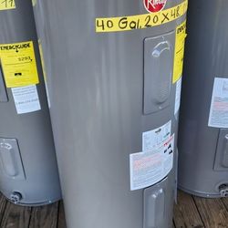 40 Gallons Electric Water Heater With Warranty Garantia Por Escrito 