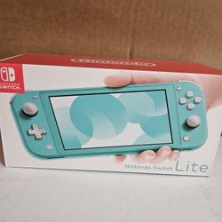Nintendo Switch Lite Turquoise New 