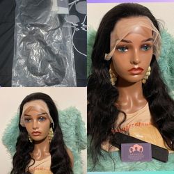 BODY WAVE 26" NATURAL BLACK WIG