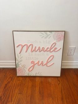 Cute baby decor art