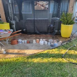 GREAT DEAL ON STONE POTS! TAKE ALL FOR $40 OR BEST OFFER!