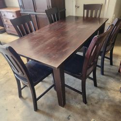 Dining Table With 6 Chairs For Sale