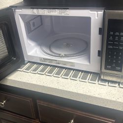 Brand new microwave stainless steel