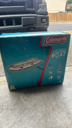 Coleman 4 person colossus boat - NEW