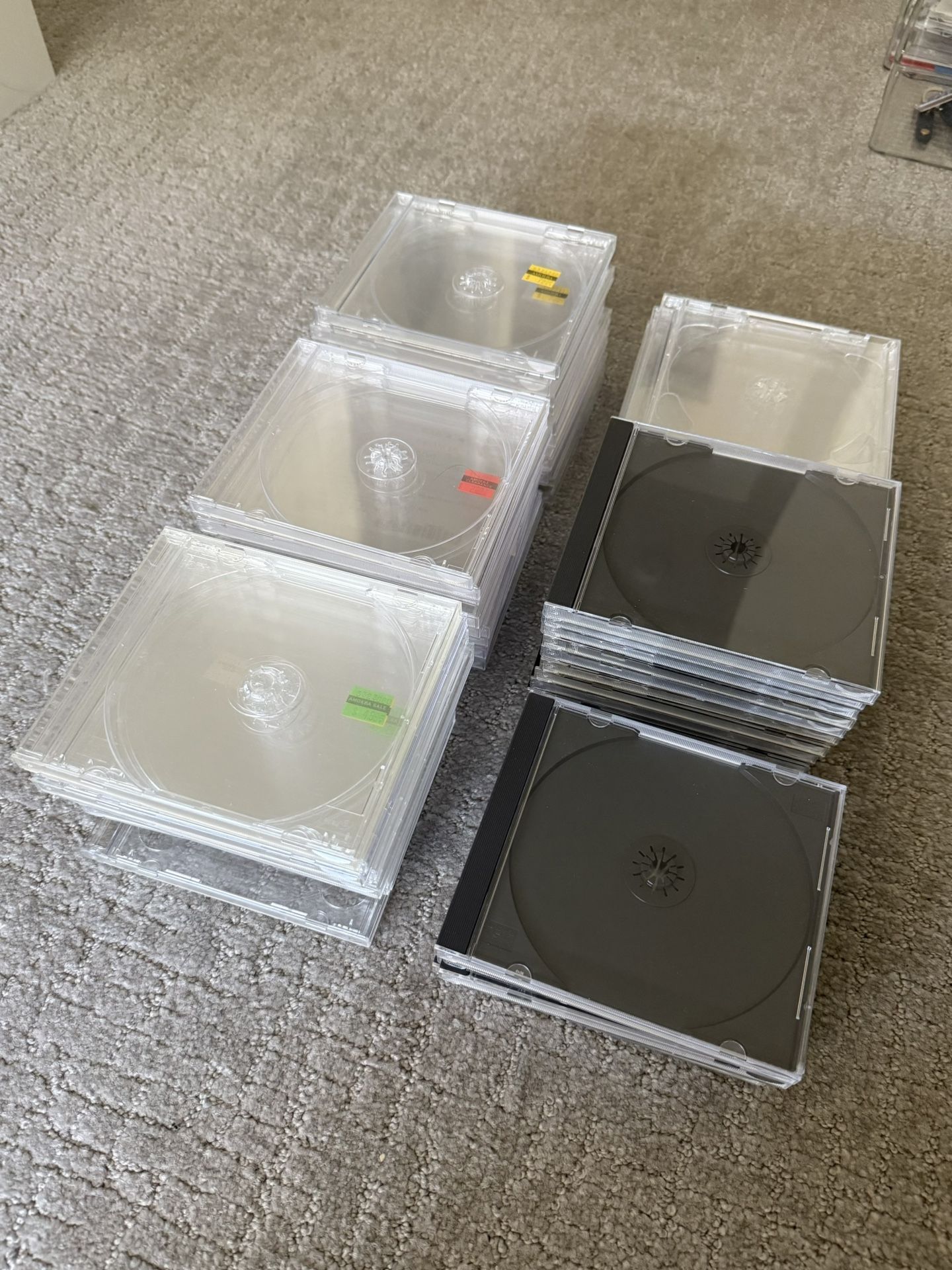53 Empty CD Cases