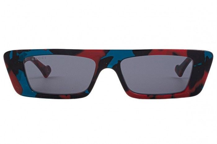 New Gucci Sunglasses Red And Blue W Case