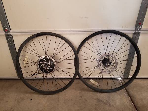E- bike wheels in great condition