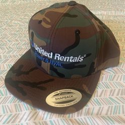 United Rentals Camouflage SnapBack Hat 