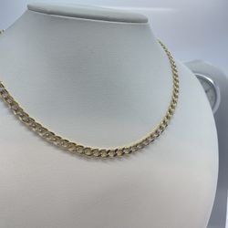 Gold Chain Cuban 2-Tone 10K 