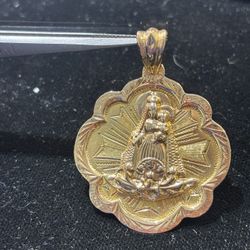 18k Virgen Of Charity 13g