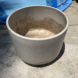 Large White Flower Pot