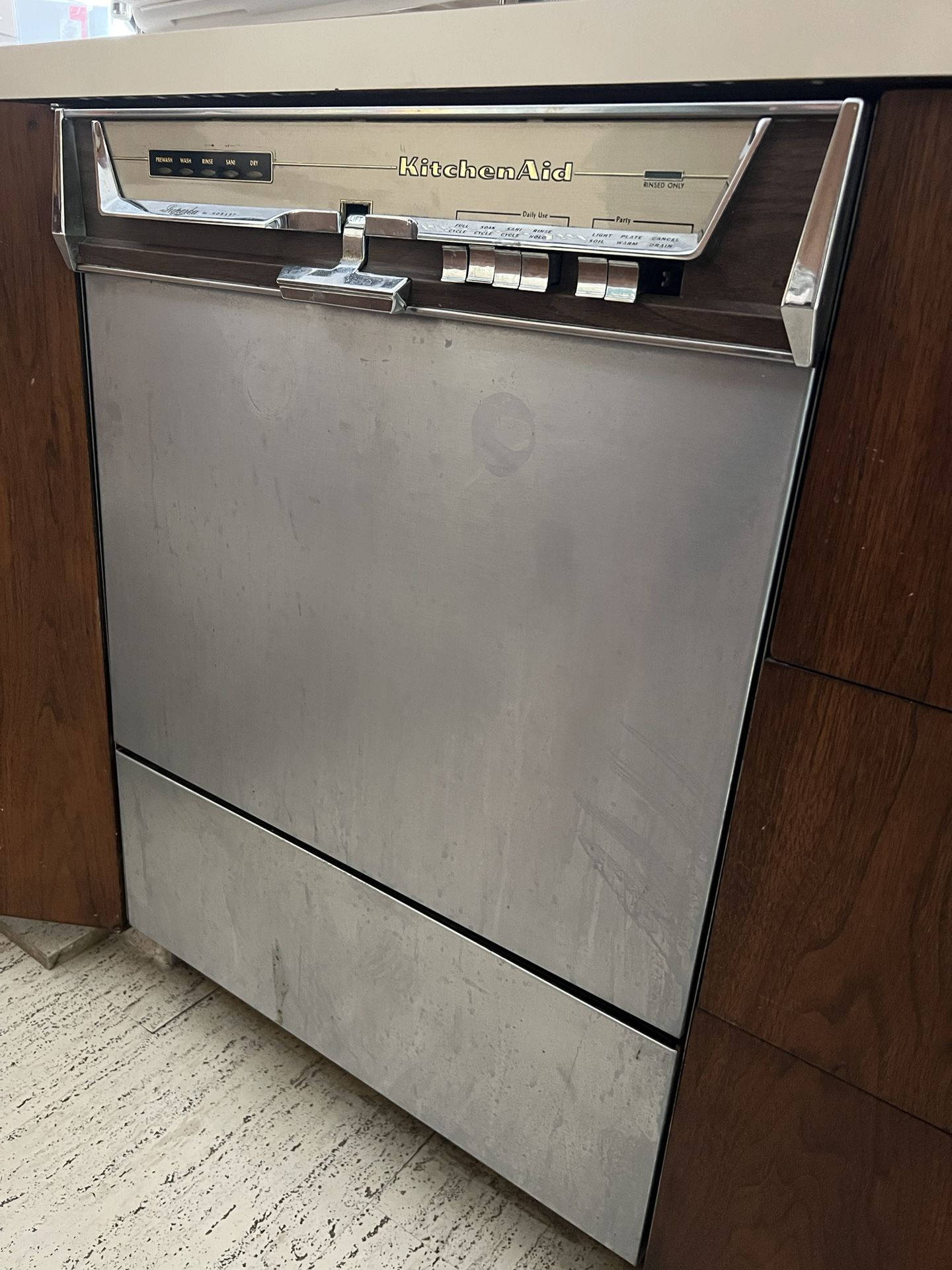 Vintage Midcentury 1960s Hobart Kitchenaid Superba Dishwasher