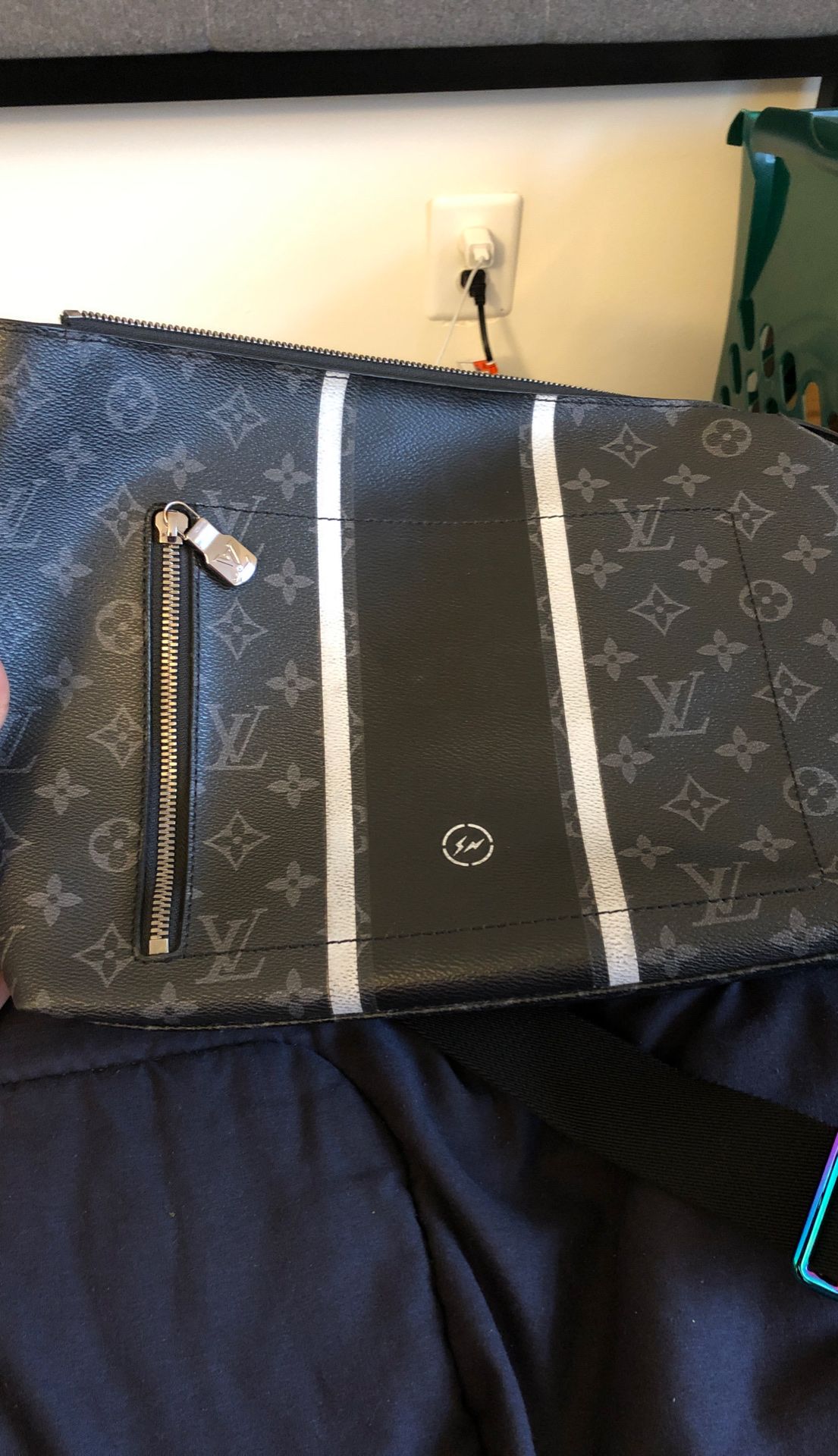 Louis Vuitton bag x fragment