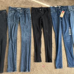 5 Pairs Of Jeans - Size 24
