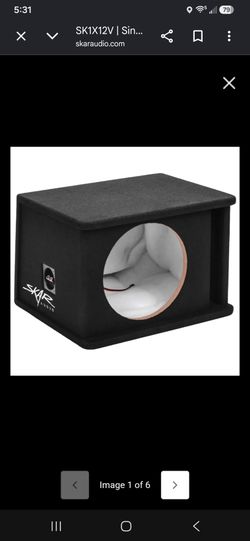 Skar Audio Single 12" Subwoofer Enclosure