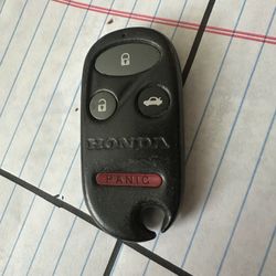 ORIGINAL HONDA ACCORD 98-02 OEM ACURA TL KEY LESS ENTRY REMOTE FOB CONTROL GRAY