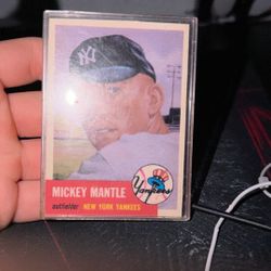Mickey Mantle Baseball Card