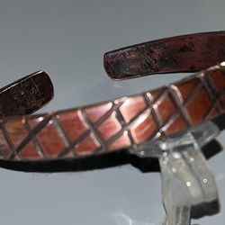 Solid Copper Bracelet Made Locally 