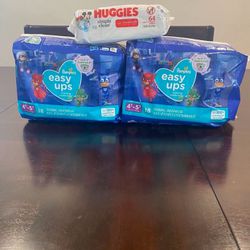 Pampers Easy Ups With Wipes $15 Firm Each Bundle 
