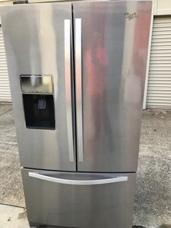 Whirlpool french door refrigerator dual icemaker