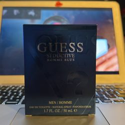 Seductive Homme Blue Eau de Toilette Spray for Men by Guess
