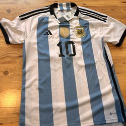 Argentina 21/22 Home Jersey Messi Bnwt Authentic 